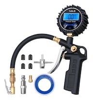Medidor De Presión Llantas 250 Psi Neumáticos Negro