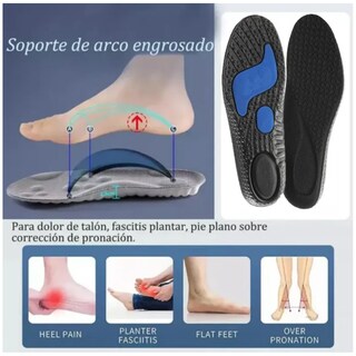 Foto 3 | Foto 3 | Plantillas De Gel Ortopedicas Anti Olores Deportivas Eo Safe Imports Esi-22830 Negro