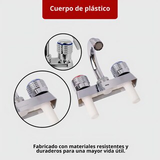 Foto 4 | Foto 4 | Mezcladora Para Lavabo/baño Belug Plateado