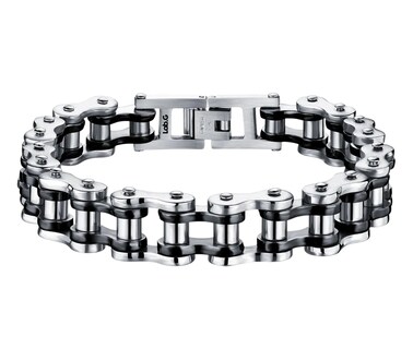 Foto 1 | Foto 1 | Pulsera Lab.g Cadena Biker Moto Hombre Plateado