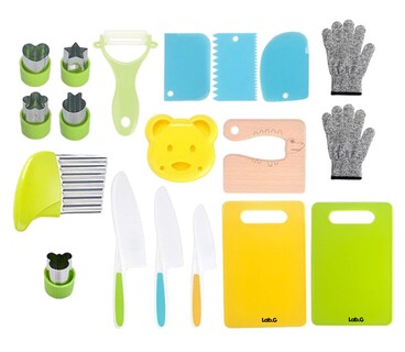 Foto 1 | Foto 1 | ''juguetes Lab.g De Cuchillos Seguros Para Niños Montessori 19 Pcs Multicolor