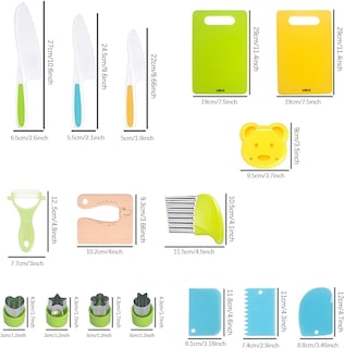 Foto 2 | Foto 2 | ''juguetes Lab.g De Cuchillos Seguros Para Niños Montessori 19 Pcs Multicolor