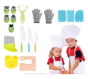 Foto 6 | Foto 6 | ''juguetes Lab.g De Cuchillos Seguros Para Niños Montessori 19 Pcs Multicolor