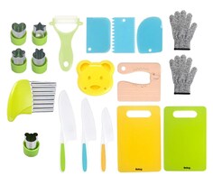 ''juguetes Belug De Cuchillos Seguros Para Niños Montessori 19 Pcs Multicolor