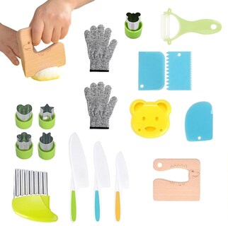 Foto 5 | Foto 5 | ''juguetes Belug De Cuchillos Seguros Para Niños Montessori 19 Pcs Multicolor