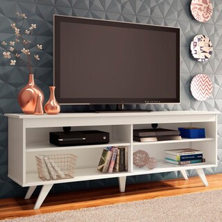 Foto 2 | Foto 2 | Mueble Mesa Para Tv Rack Madesa 4 Espacios Hasta 65 Blanco