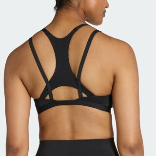 Foto 5 | Foto 5 | Top Deportivo De Tiras Optime Workout De Soporte Ligero Adidas Negro Mujer