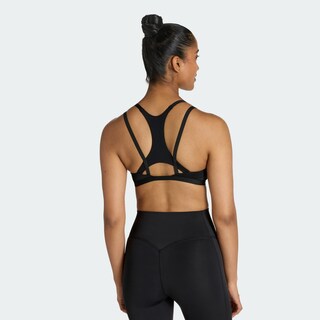 Foto 4 | Foto 4 | Top Deportivo De Tiras Optime Workout De Soporte Ligero Adidas Negro Mujer