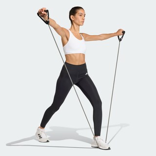 Foto 6 | Foto 6 | Top Deportivo Optime Essentials Workout De Soporte Medio Adidas Blanco Mujer