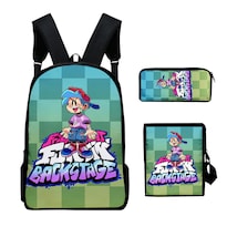 Set de Mochilas Fridays Nights Anime School 3 Piezas - Venta Internacional