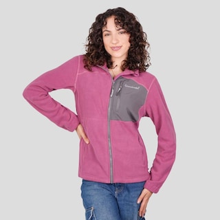 Foto 3 | Foto 3 | Chamarra De Fleece Holgado Para Mujer Con Bolsillos Greenlander Purpura