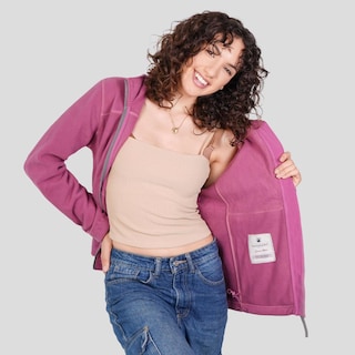 Foto 4 | Foto 4 | Chamarra De Fleece Holgado Para Mujer Con Bolsillos Greenlander Purpura