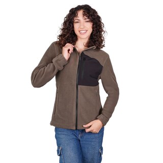 Foto 1 | Foto 1 | Chamarra De Fleece Holgado Para Mujer Con Bolsillos Greenlander Verde