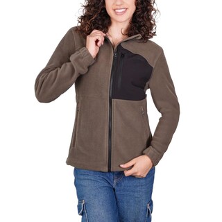 Foto 2 | Foto 2 | Chamarra De Fleece Holgado Para Mujer Con Bolsillos Greenlander Verde