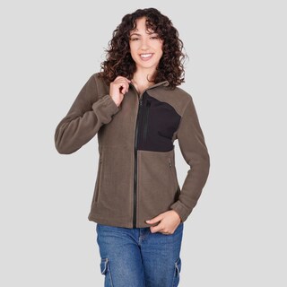Foto 3 | Foto 3 | Chamarra De Fleece Holgado Para Mujer Con Bolsillos Greenlander Verde