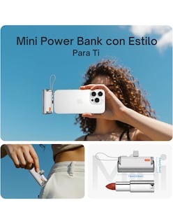 Foto 4 | Foto 4 | Power Bank Sharge Flow Mini 2 5000mah Carga Rápida Usb-c Lightning