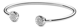 Pulsera Pandora 590528cz Talla 19 Cm Abierto Con Pavé