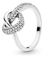 Anillo Talla 6 Pandora 198086cz Corazones Anudados