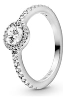 Anillo Talla 6 Pandora 198864c01 Clásico Con Halo Original
