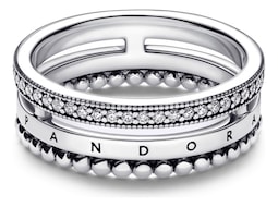 Anillo Talla 5 Pandora 192312c01 Con Pavé Abalorios