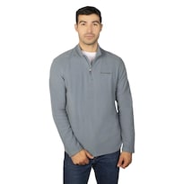 Sudadera Fleece Para Hombre De Medio Cierre Greenlander Azul