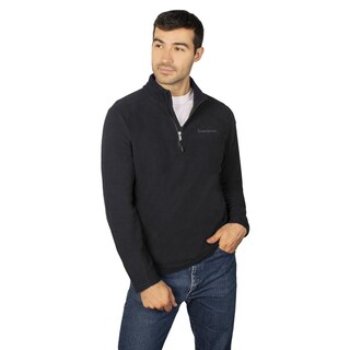 Foto 1 | Foto 1 | Sudadera Fleece Para Hombre De Medio Cierre Greenlander Azul Marino