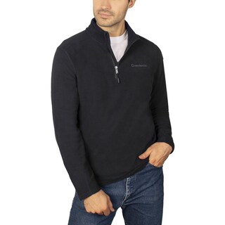Foto 2 | Foto 2 | Sudadera Fleece Para Hombre De Medio Cierre Greenlander Azul Marino