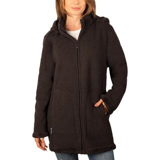 Foto 1 | Foto 1 | Chamarra De Fleece Larga Para Mujer Con Capucha Desmontable Greenlander Cafe