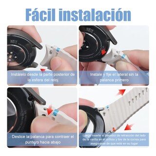 Foto 3 | Foto 3 | Correa de Silicon para Galaxy 3 Piezas