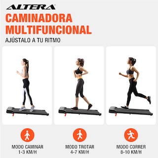 Foto 3 | Foto 3 | Caminadora Eléctrica Altera Homestep 2 Negra Motor 1.5 Hp 1-6 Km/hr