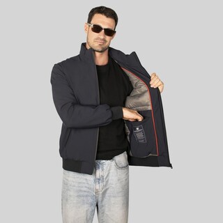 Foto 3 | Foto 3 | Chamarra Tipo Bomber Para Hombre Con Bolsillo En Forro Greenlander Azul Marino