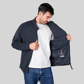 Foto 4 | Foto 4 | Chamarra De Fleece Para Hombre Con Bolsillos Y Mangas Raglan Greenlander Azul Marino