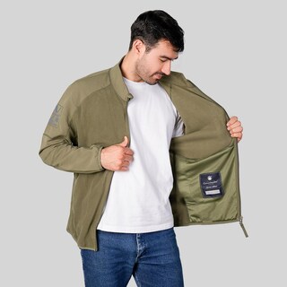 Foto 4 | Foto 4 | Chamarra De Fleece Para Hombre Con Bolsillos Y Mangas Raglan Greenlander Verde