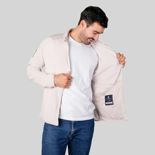 Foto 4 | Foto 4 | Chamarra De Fleece Para Hombre Con Bolsillos Y Mangas Raglan Greenlander Beige