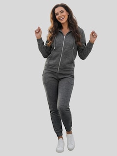 Foto 2 | Foto 2 | Conjunto Pants y Sudadera Conj-07 Gris para Mujer