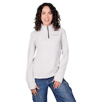Sudadera Fleece Para Mujer De Medio Cierre Greenlander Blanco