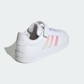 Foto 4 | Foto 4 | Tenis Grand Court 3.0 El C Adidas Blancos para Niños
