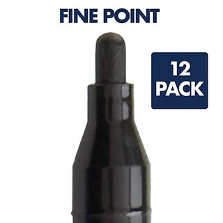 Foto 4 | Foto 4 | Rotuladores De Borrado En Seco Quartet Enduraglide De Punta Fina Negros Paquete De 12 - Venta Internacional.