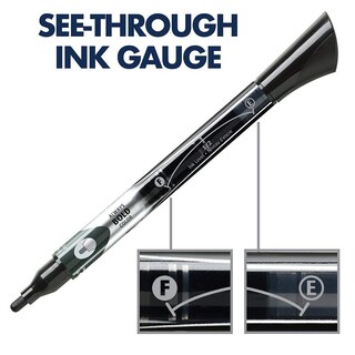 Foto 6 | Foto 6 | Rotuladores De Borrado En Seco Quartet Enduraglide De Punta Fina Negros Paquete De 12 - Venta Internacional.