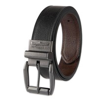 Jeans Casuales Reversibles Belt Levi's Laminados Negro/marrón - Venta Internacional.