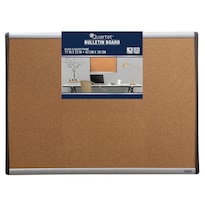 Cuarteto De Tablas De Corcho De 17 X 23 Cm Con Marco Negro/plateado 79373 - Venta Internacional.