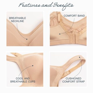 Foto 4 | Foto 4 | Camiseta Bra Playtex 18 Hour Wireless Sin Costuras Con Cobertura Total - Venta Internacional.