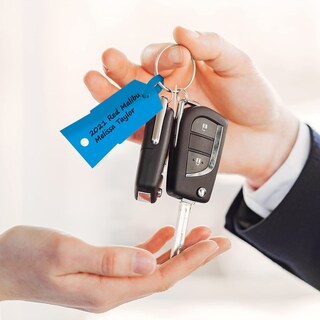 Foto 6 | Foto 6 | Llaveros Con Forma De Flecha Autobloqueantes Color Azul 4 5 X 1 9 Cm Paquete De 1000 - Venta Internacional.