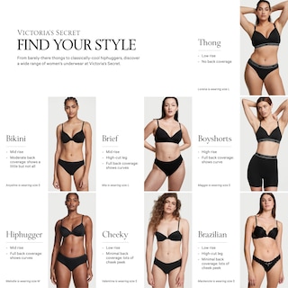 Foto 5 | Foto 5 | Ropa Interior Victoria's Secret Bikini De Algodón Para Mujer Paquete De 4 - Venta Internacional.