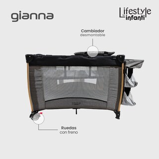 Foto 5 | Foto 5 | Cuna De Viaje Gianna 2 En 1 Cambiador Desmontable Portable
