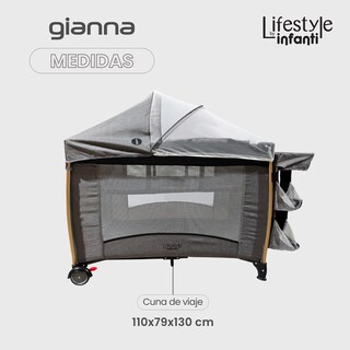 Foto 6 | Foto 6 | Cuna De Viaje Gianna 2 En 1 Cambiador Desmontable Portable