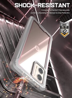 Foto 6 | Foto 6 | Funda Poetic Guardian Para Motorola Moto G 5g 2023 Rosa - Venta Internacional.