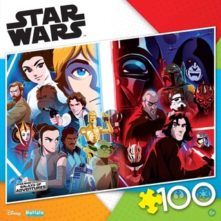 Foto 3 | Foto 3 | Rompecabezas Buffalo Games Star Wars Luz Vs Oscuridad 38x28 Cm - Venta Internacional.