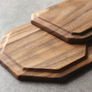 Foto 3 | Foto 3 | Juego De 2 Bandejas Redondas Para Servir Charcutería De Madera De Acacia - Venta Internacional.