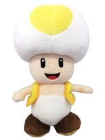 Peluche Sanei Super Mario All Star Collection Yellow Toad 20 Cm - Venta Internacional.
